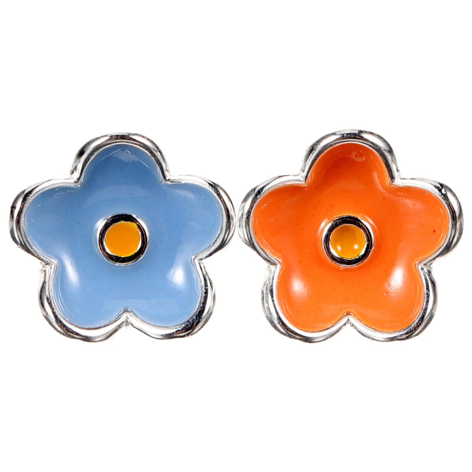 

Cute Earrings Statement Girl Personality Women Jewelry Studs Flower Silver Teen Miss