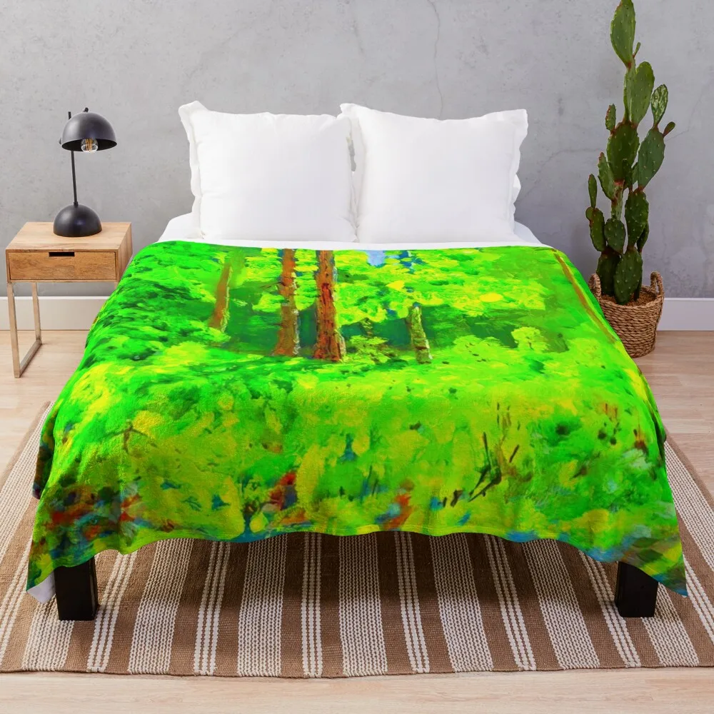 Одеяло Forest By Arkhyp Kuindzhi Vibante Edition одеяло для дивана многоцелевое зимнее
