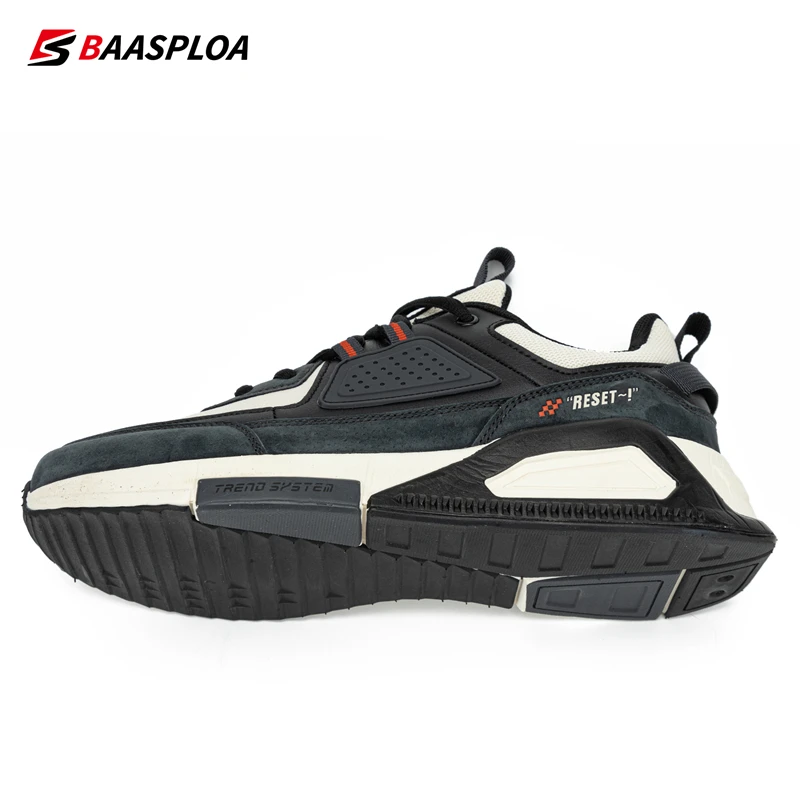 Новинка 2022 мужские кожаные кроссовки Baasploa водонепроницаемая прогулочная обувь