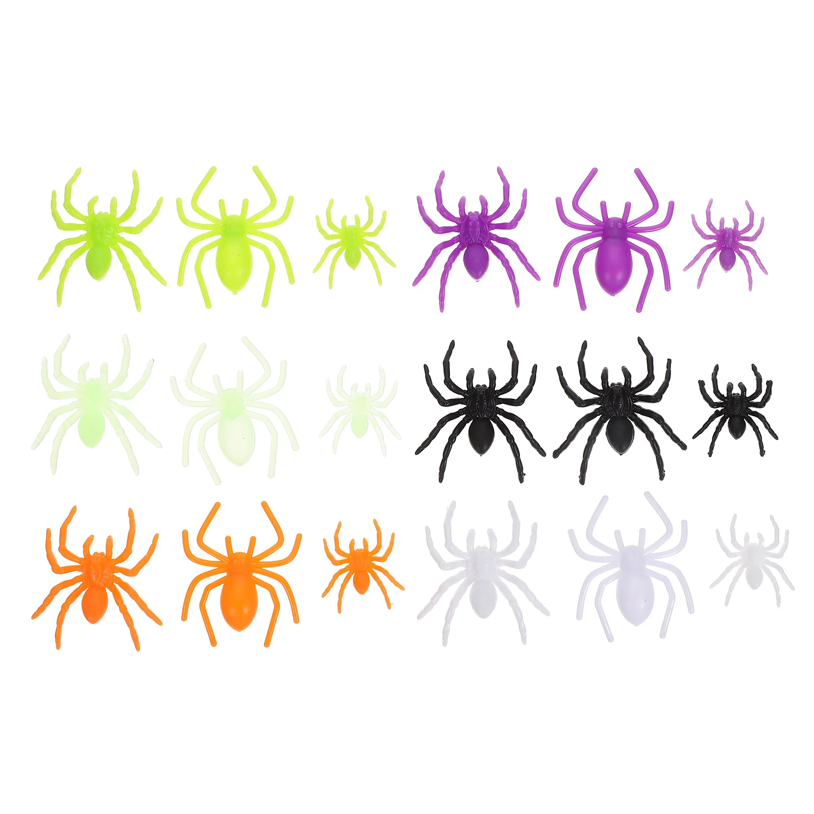 

Spider 72pcs Spider Toys Spider Tricky Artificial Spider Model Realistic Araneid Spider for Decoration Supplies Random