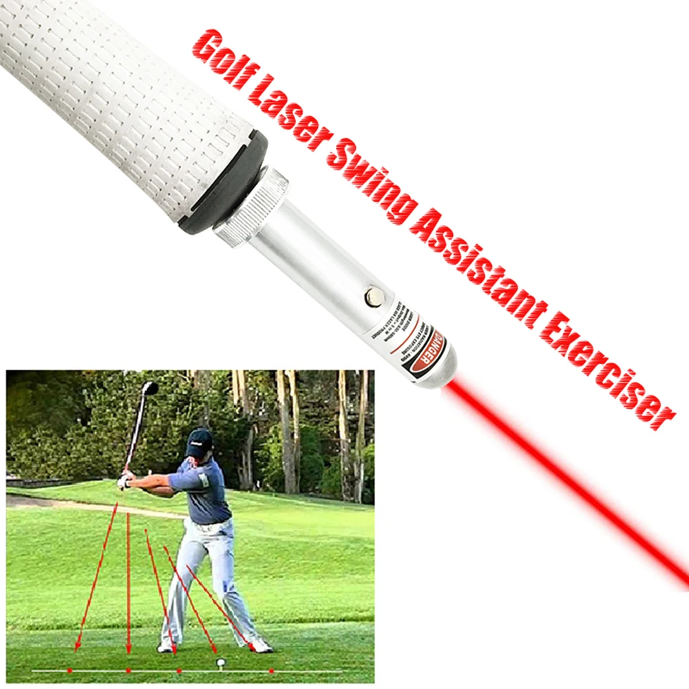 

Golf Swing Flat Concealer Laser Golf Trainer Swing Flat Aid Training Pointer Point Address Golf Flat Laser Swing Assisted