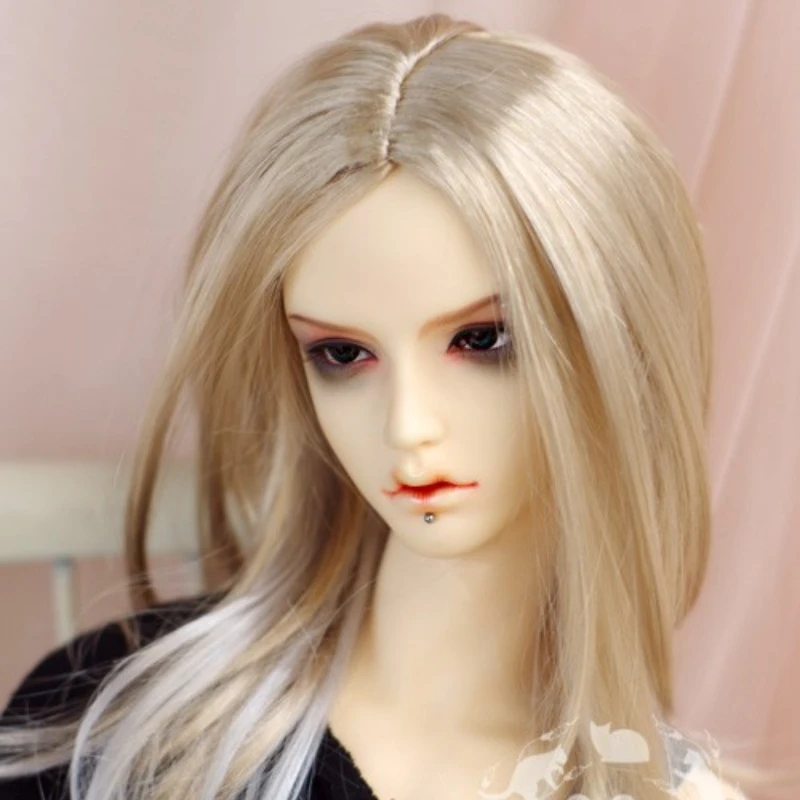 

Long Stright Gold Grey Pink Bjd Doll Wig for 1/3 1/4 1/6 Yosd/Minifee/Iplehouse/SD/DD/Smart Doll Accessories Hair for Dolls Toys