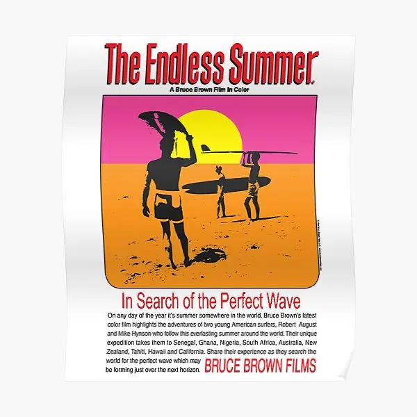 

Бесконечный летний оригинальный кинопостер, домашняя картина, Настенный декор, забавное украшение, Современная винтажная живопись, комната без рамки