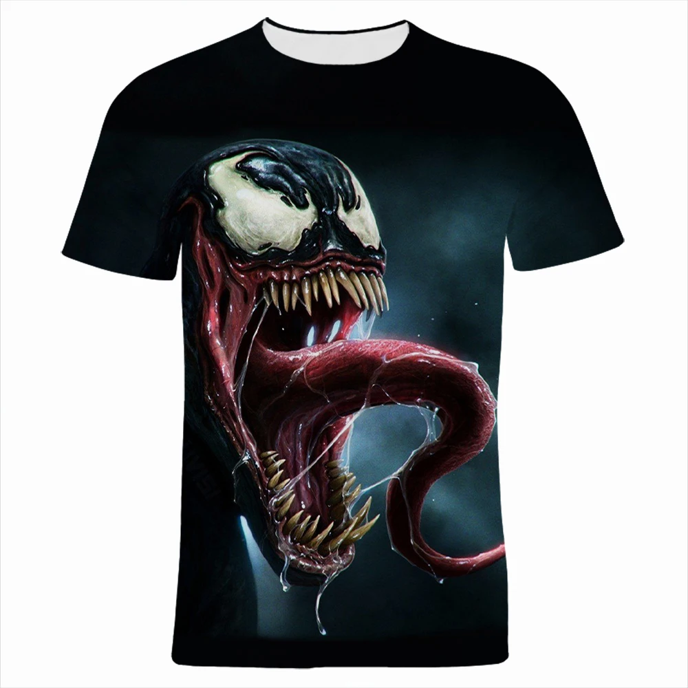 

Venom 3D Print Boy Girl Kids Tee Shirts Summer Marvel Short Sleeve Women T Shirt Fashion Oversized Men's Clothing