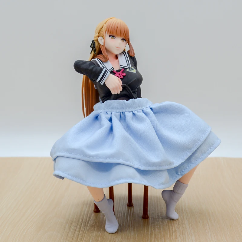 Фото Оригинальная аниме-фигурка Daiki Kougyou Shuria-chan, 18 см, Акари Чан, иллюстрация от Jakudenpa, модель-кукла, игрушка, подарок №3