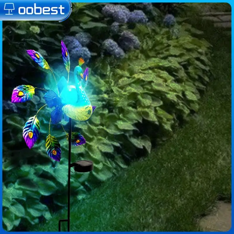 

Декор для газона, светодиодные лампы для газона, наружные садовые Ландшафтные фонари, ландшафтное украшение, павлин, сад, двор, искусство, светодиодные садовые лампы, оптовая продажа