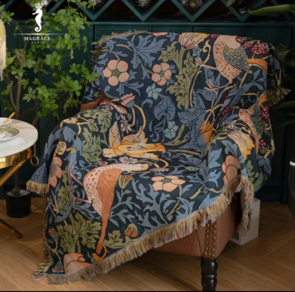 Клубничный злой граффити мастер иллюстрация диванное одеяло декоративный