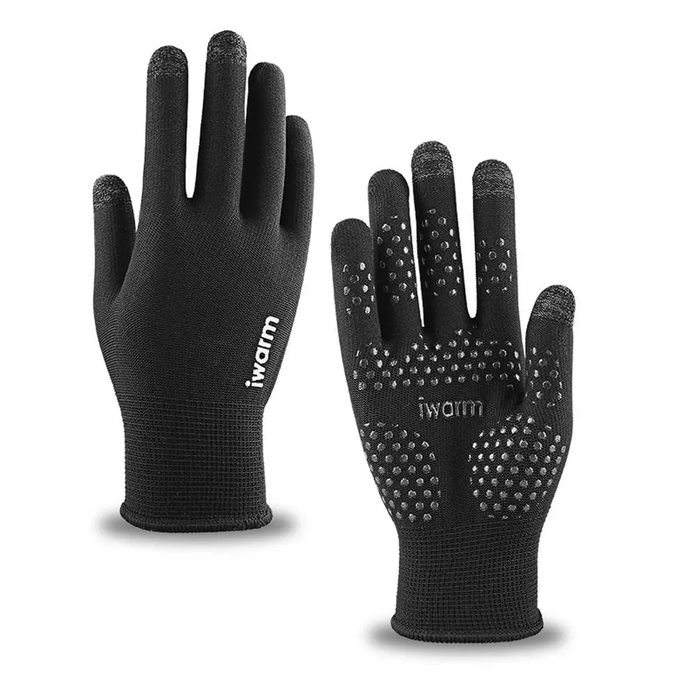 

Breathable Driving Sun Protection Five Fingers Anti UV Letter Climbing Men Gloves Korean Mittens Women Sunscreen Gloves