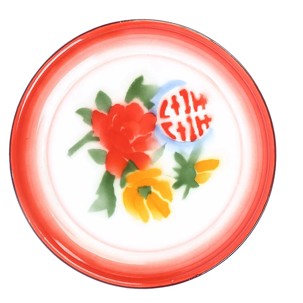 

Tray Chinese Style Plate Round Storage Holder Teapot Dish Storage Tray for Living Room Dining Room