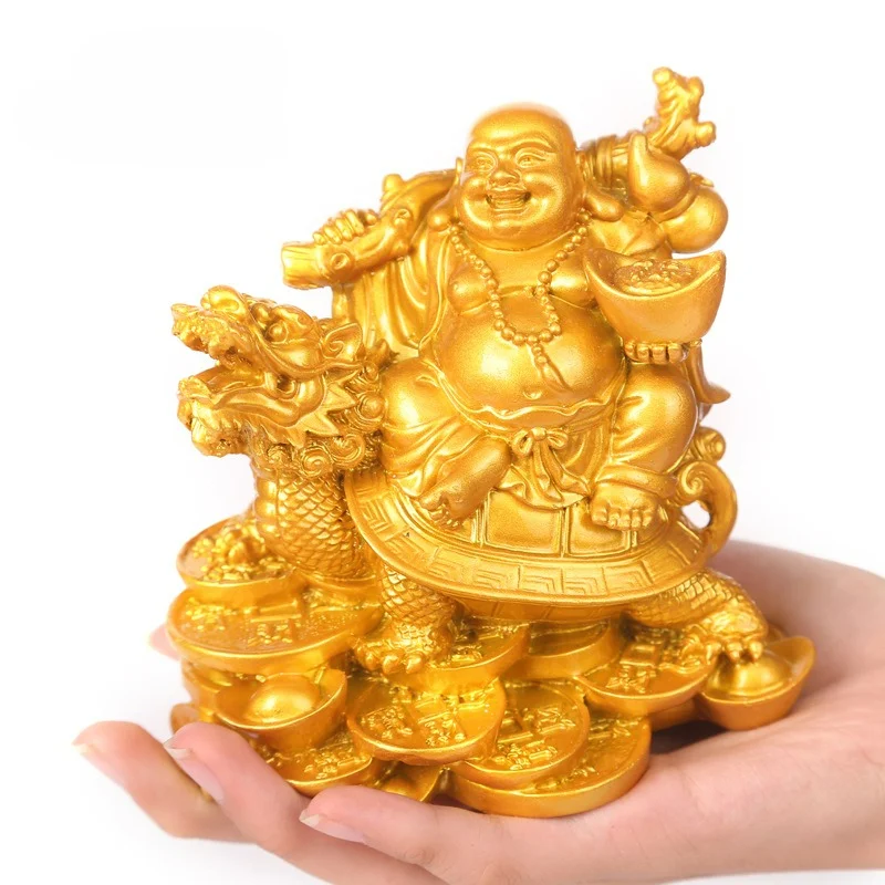 

Resin Big Belly Laughing Buddha Temple Buddha Statue Living Room Company Opened, Relocation Gift, Feng Shui Decoration