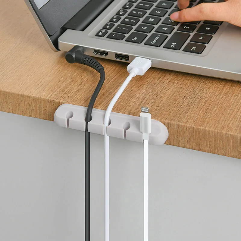 Органайзер для кабелей USB, устройство для намотки кабеля, органайзер для кабелей для наушников, устройство для хранения проводов, силиконовое устройство для намотки проводов, держатель, зажимы