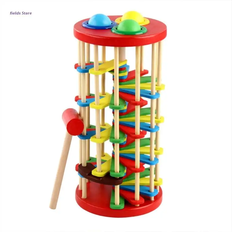 

Wooden Hammering Pounding Toys Best Gift for 1 2 3 4 Years Old Boy Girl Toddler