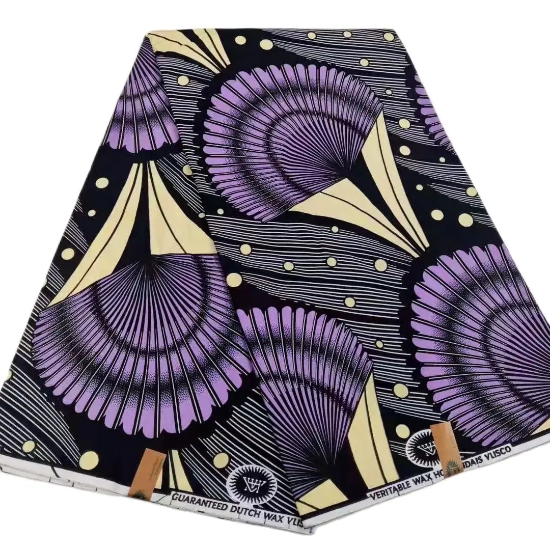 

Veritable Super-W Guaranteed Super Real Wax Print Fabric Dutch Hollandais Pagne Africa Dress 100% Cotton Wax Pagne Tissu VLS1008