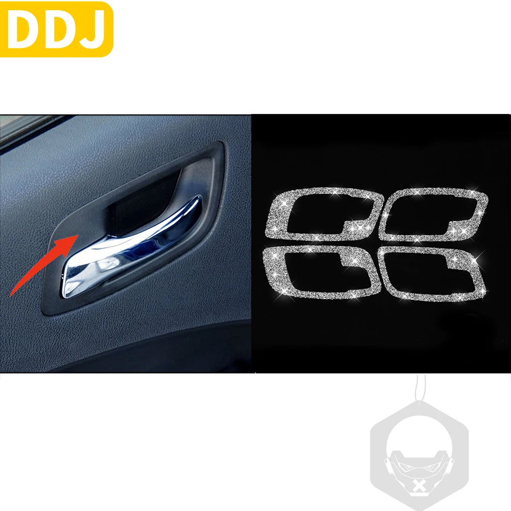 

Декоративная накладка на дверную ручку, наклейка на обшивку для Dodge Challenger 2015 + зарядное устройство 2010 + автомобильный аксессуар, блестящее ис...