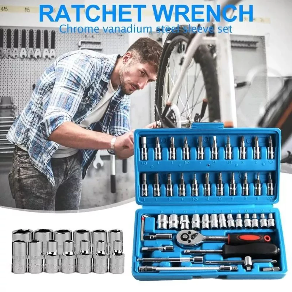 Brand New Hex Allen Heavy Duty Wrench Goodyear 130Pcs Germany Socket Set