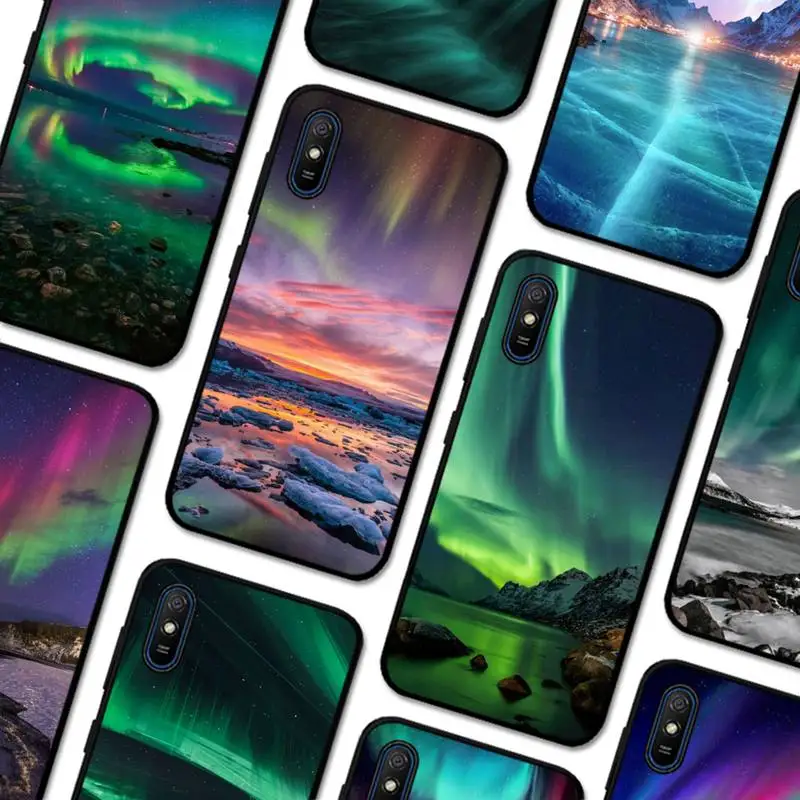 

Aurora Phone Case for Redmi 5 6 7 8 9 A 5plus K20 4X S2 GO 6 K30 pro