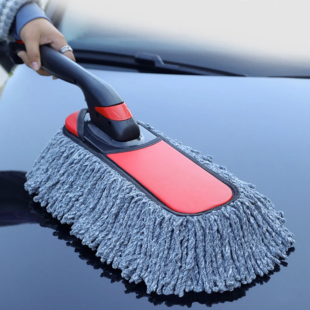 

Extendable Handle Car Duster Exterior with Car Cleaning Tool Dust Remover Soft Non-Scratch Cleaning Brush for Car Home Dusting