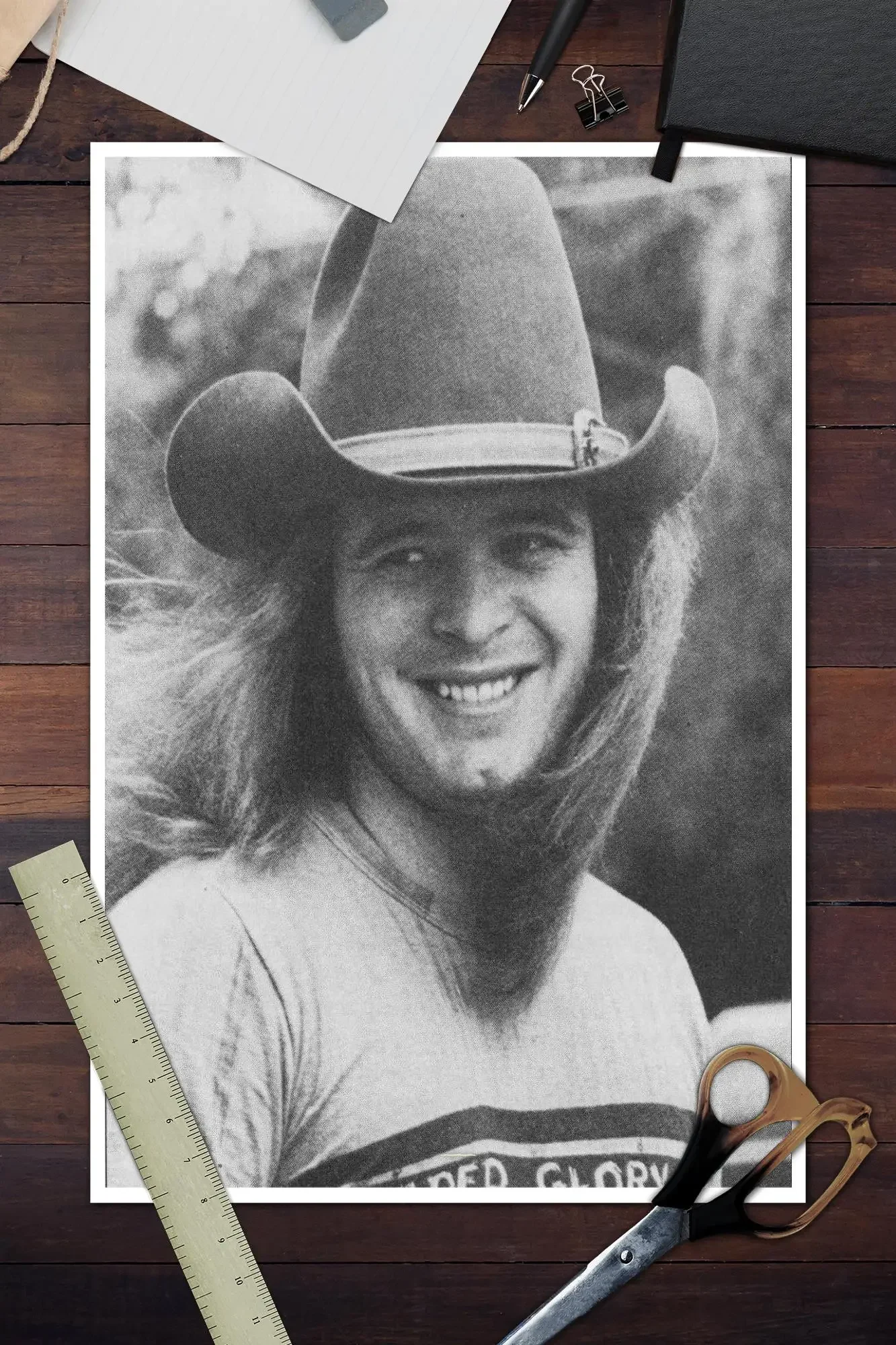 Плакат Ronnie Van Zant 24x36