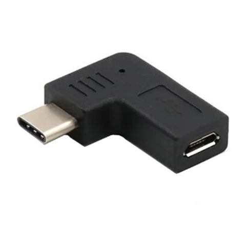 Адаптер Micro USB to Type C Преобразователь данных с изгибом на 90 градусов для USB C Decives