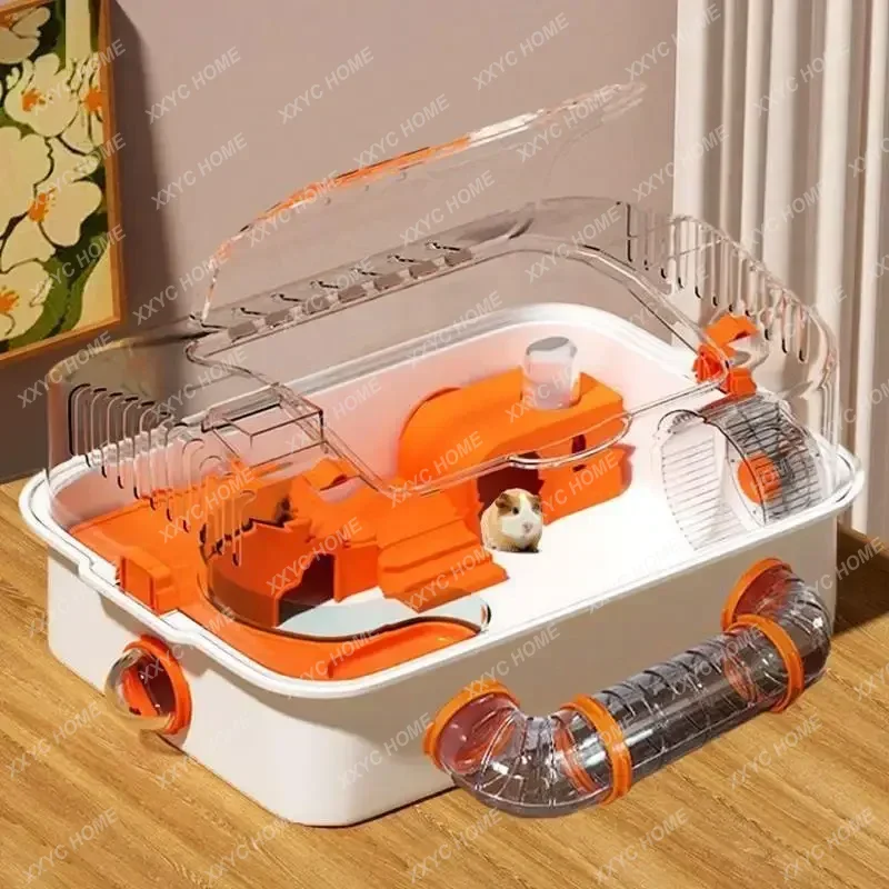 Большая и недорогая клетка для хомяка из акрила прозрачный Золотой медведь