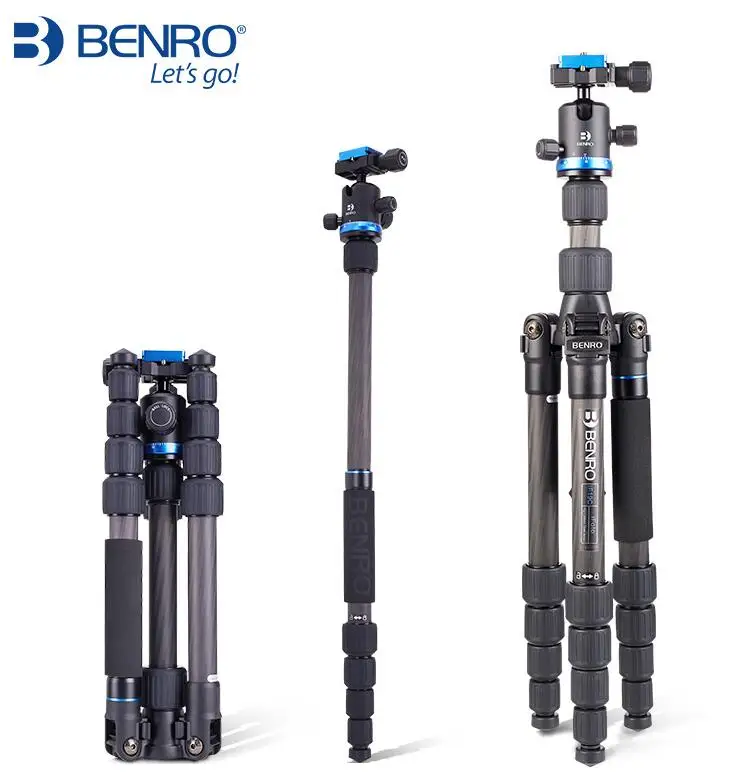 

benro IF19C folded carbon fiber tripod with IB0 ball head max load 8kg