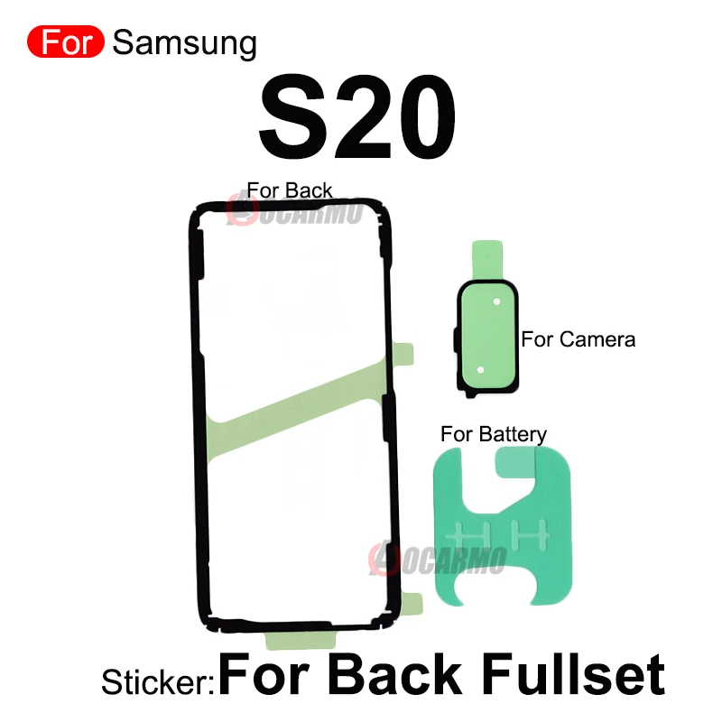 FullsetAdhesive For Samsung Galaxy S20 Plus S20+ S20 Ultra S20FE Front LCD Screen And Back Battery Sticker Glue Replacement Part images - 6