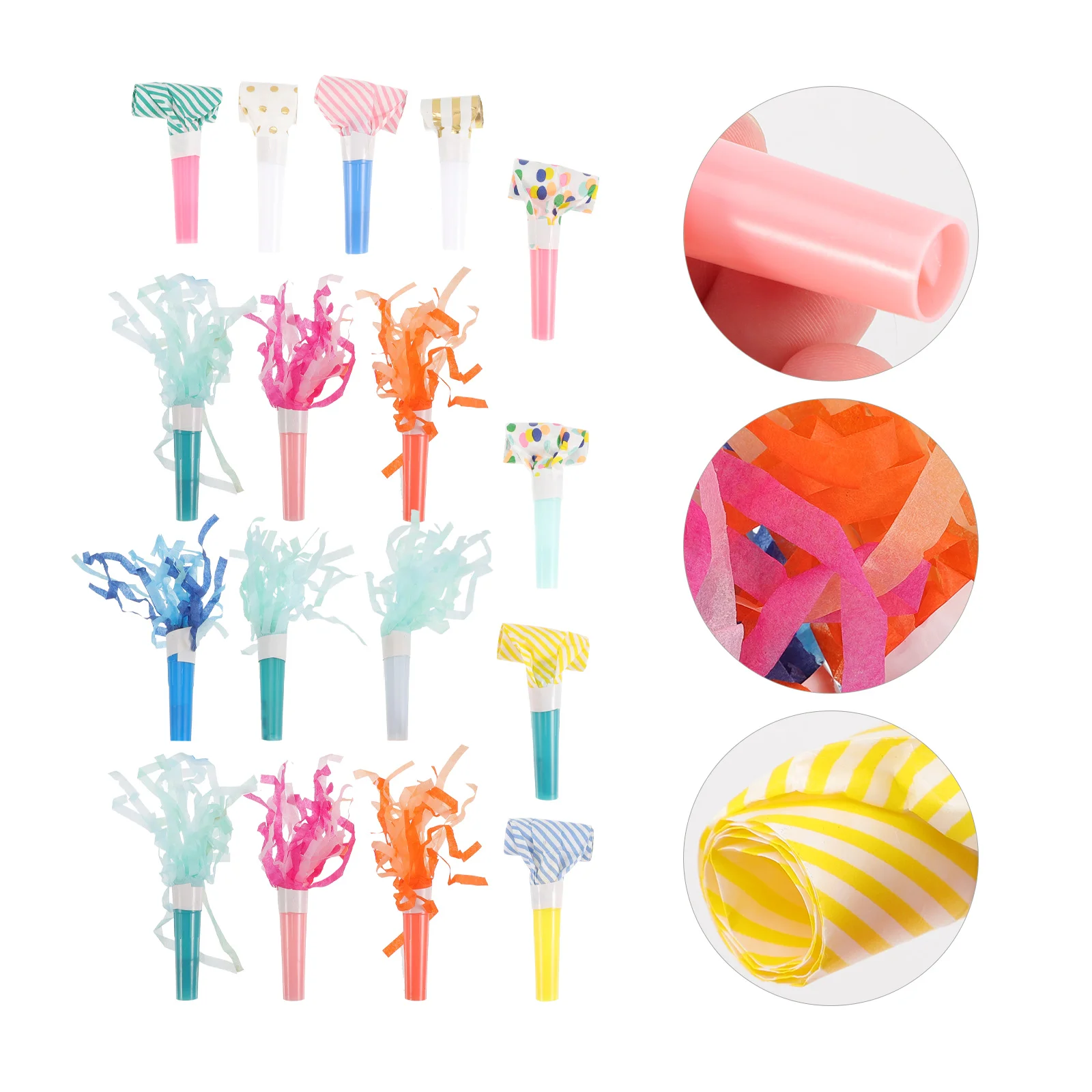 

Party Birthday Paper Whistle Favors Blower Blow Noise Blowoutssupplies Maker Noisemakers Noisemaker Horns Blowout Horn Whistles