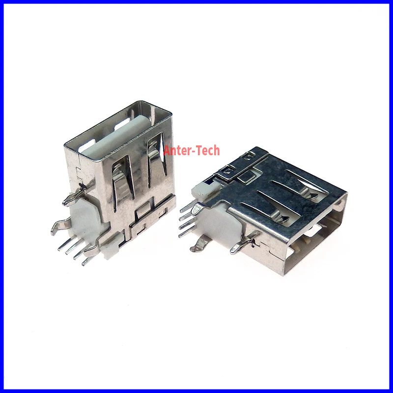 

Коннектор для монтажа материнской платы 10 USB 2,0, вертикальная боковая вставка, гнездовой разъем, короткий 90 градусов