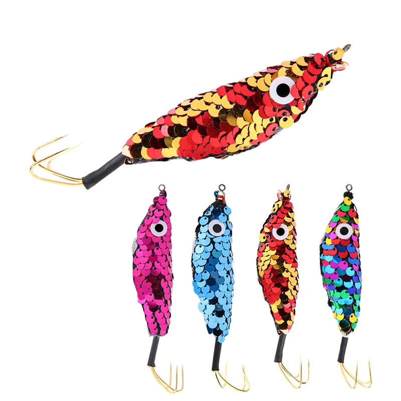 

PFWIW светящиеся 3D Блестки осьминог крючок плавающие креветки твердые приманки рыболовная снасть искусственные блестки кальмар приманки кри...