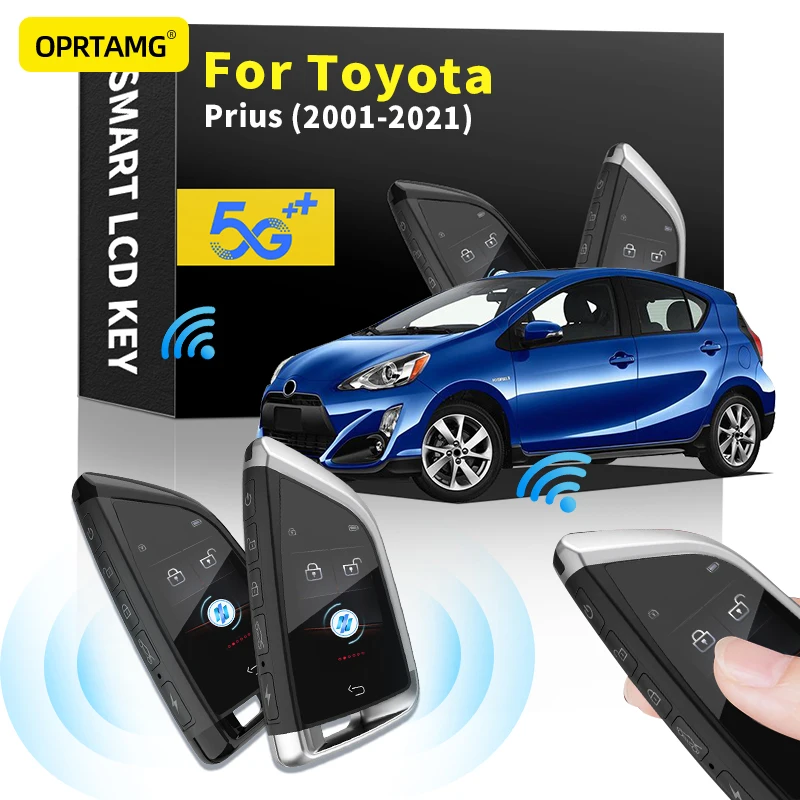 

Car Smart Remote Control Key LCD Display for Keyless Smart Key For Toyota Prius 2000 2001 2002 2003-2018 2019 2020 2021 2022