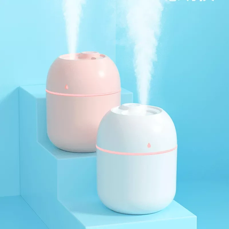

220ML Mini Ultrasonic Air Humidifier Portable USB Aroma Essential Oil Diffuser Nano atomization Car Purifier With Romantic Ligh