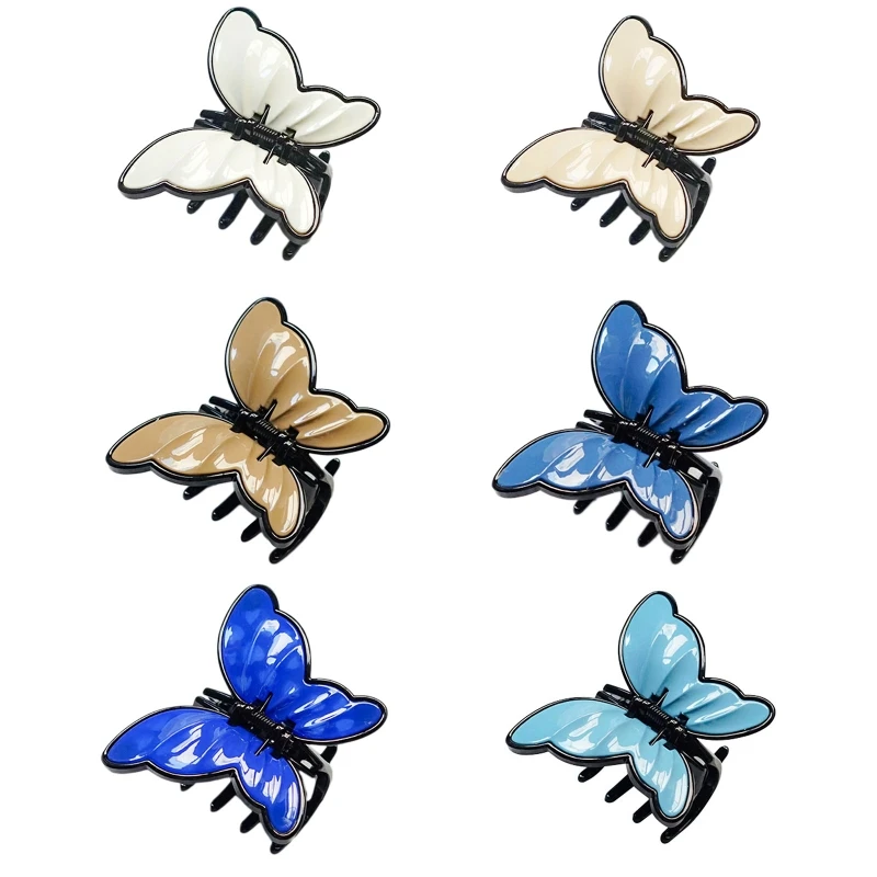

Simple Party Headwear All-Match for Butterfly Grasp Clip Plastic Hair Claw Suppl