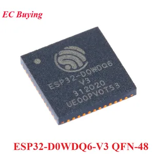 ESP32-D0WDQ6-V3 QFN-48 ESP32-D0WDQ6 QFN48 ESP32 Dual-core WiFi Bluetooth-compatibl e  MCU Wireless Transceiver Chip IC New Origina