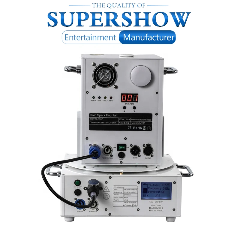 DMX перезаряжаемая портативная аккумуляторная машина поставщик питания для