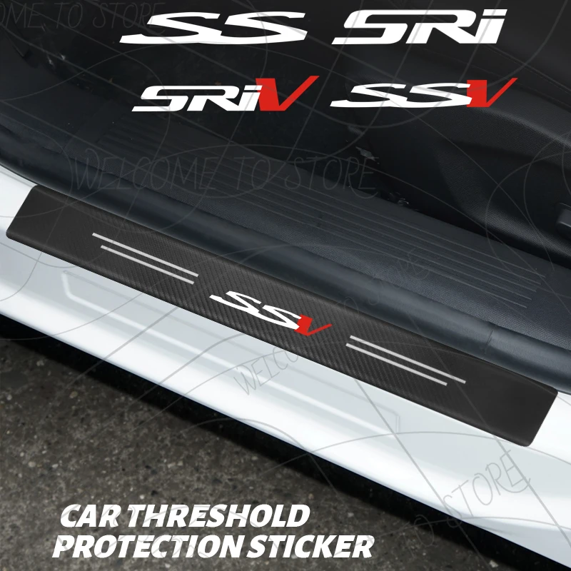 Фото 4/5 шт. для Holden SS SSV SRI SRIV Logo Clubsport Commodore, порог из углеродного волокна, накладка на порог, наклейки на багажник автомобиля, наклейки №1