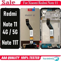 original for xiaomi redmi note 11 4g 5g lcd display touch screen replacement digitizer for redmi note 11t note11 2201117ty lcd