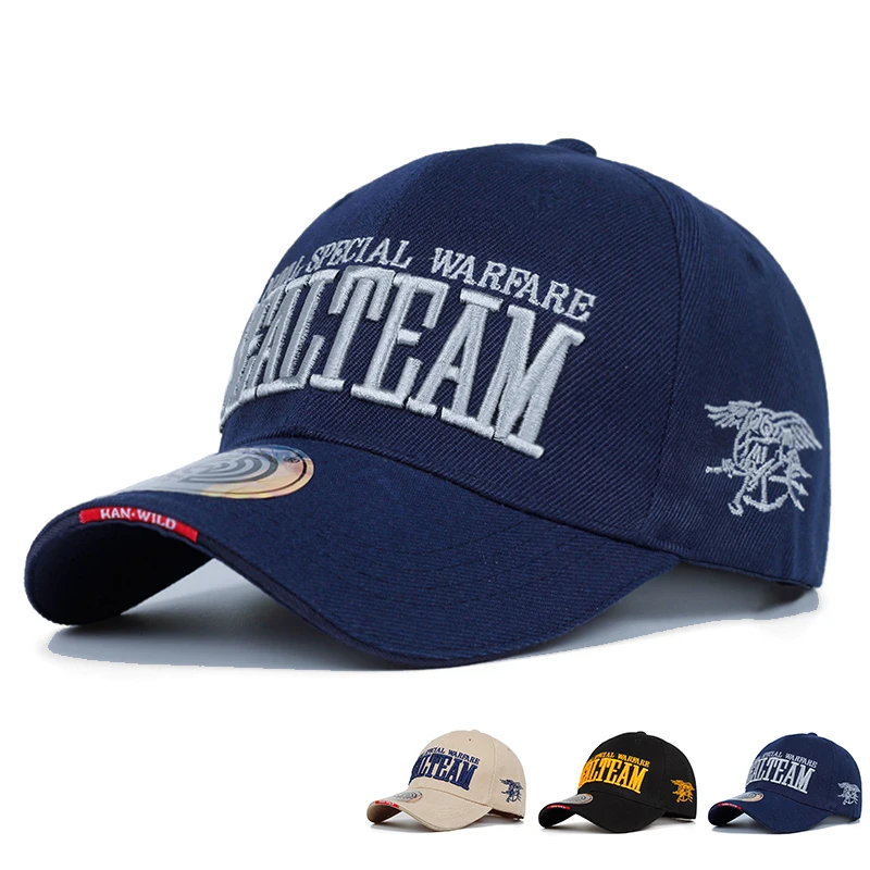 

2019 New Arrivels US Navy Seal Team Tactical Cap Mens Army Baseball Cap Brand Gorras Adjustable Bone Snapback Hat