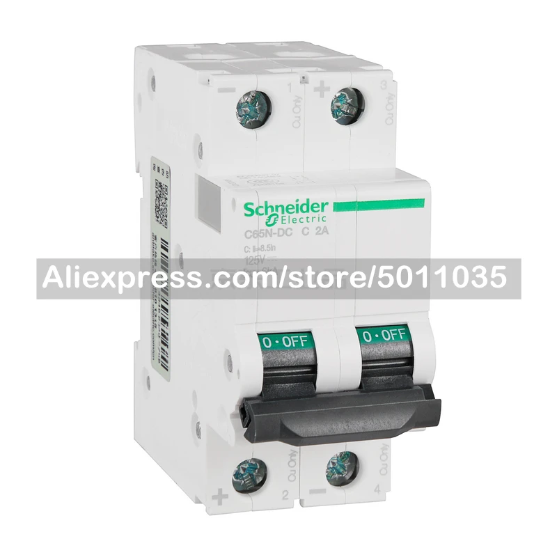 

A9N22421 Schneider Electric circuit breaker; C65N-DC 2P C2A