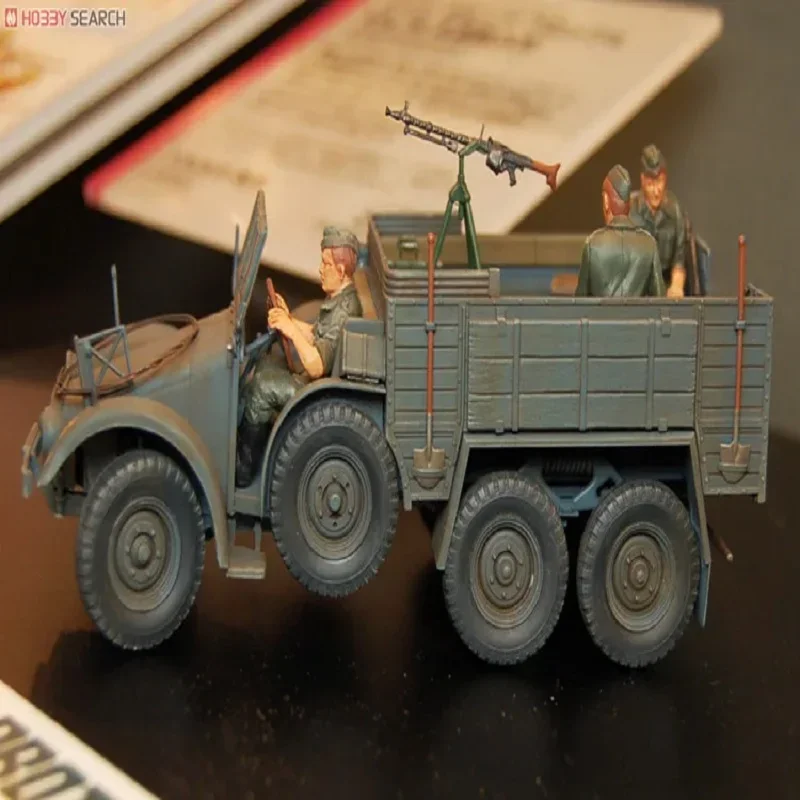 Tamiya 35317 масштаб 1/35 6x4 грузовик Krupp Protze носитель персонажа в сборе модель