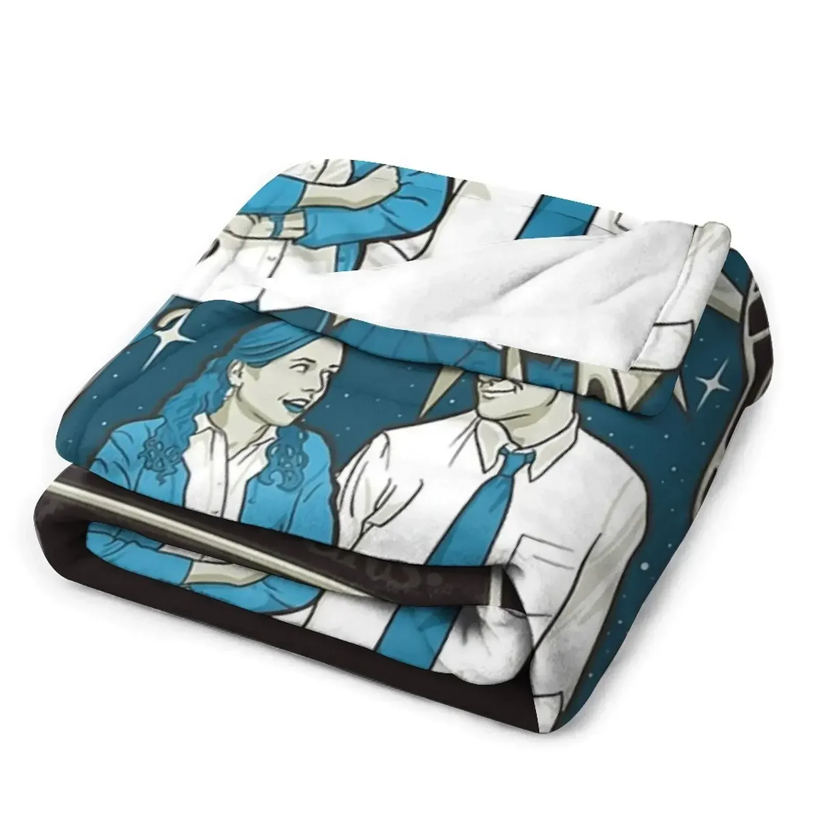 Офисное одеяло с картами Таро для любителей Пэм и Джима волосатое тонкое дивана