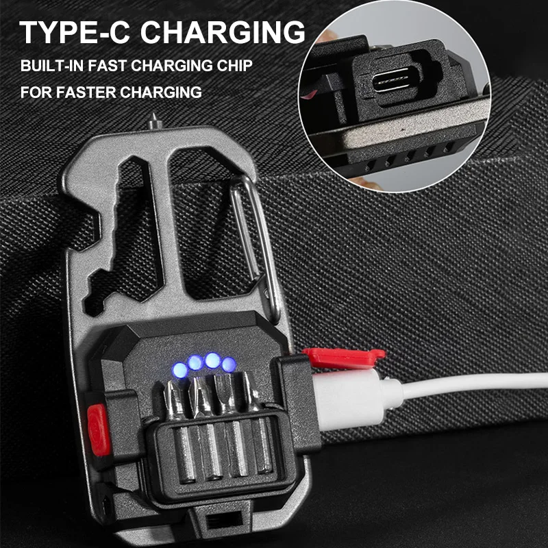 1 шт. карманный фонарик с USB-портом