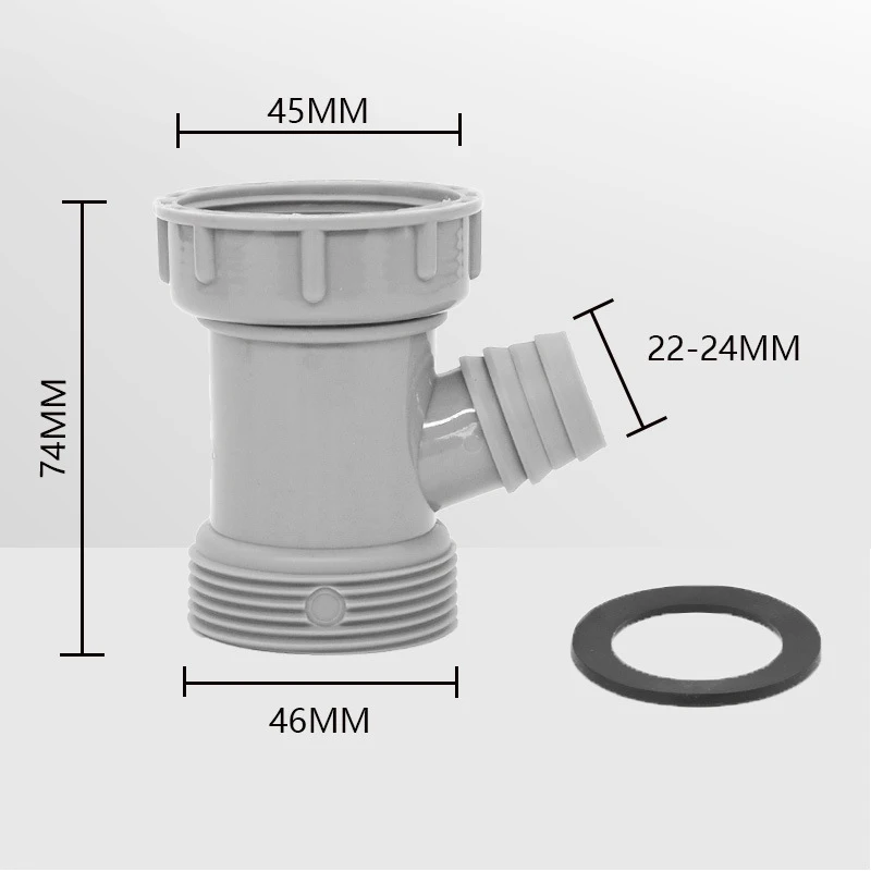 

Sink Drain Pipe Adapter Y Shaped Kitchen Basin Sewer Branch Connector Female Sink Drain Pipe Adapter Y Shaped NIN668