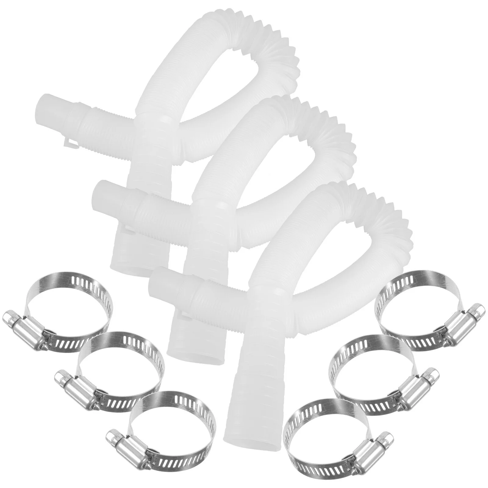 

3 Sets of Bath Tub Accessory Replacement Hose for Pool Filter Pump Hose Swimming Pool Accessory