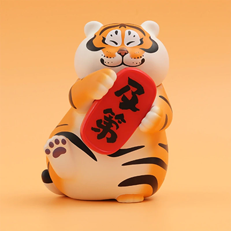 

Fat Tiger Praying Blessing Bag Series Blind Box Toys Panghu Cute Kawaii Model Mystery Box Ornaments Guess Bag For Girl Gift