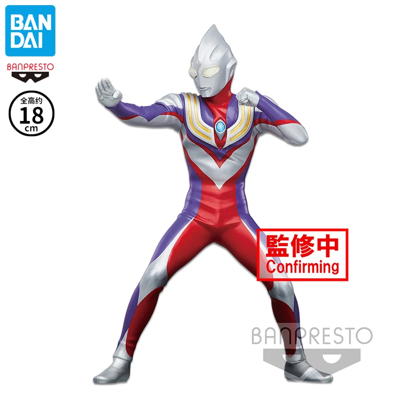 

Bandai Original Ultraman Tiga Hero's Brave Statue Figure Action Figure Toys Collectible Model Gifts for Kids Genuine In-Stock