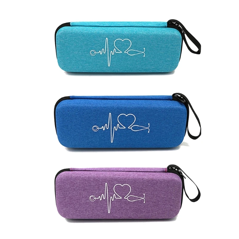 

Hard Stethoscope Carrying , Stethescope Holder Pouch Portable Household Storage Box Organiser Bag Container