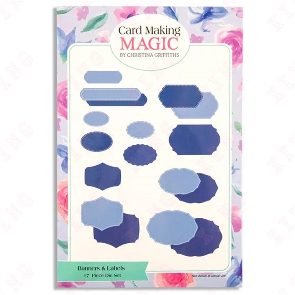 

Новые баннеры и этикетки «сделай сам» для любого случая, набор штампов, металлические пресс-формы 2023, украшение для альбома и скрапбукинга, тиснение, форма для карточек