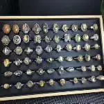 Цельный блок серебро 925 пробы с натуральным золотым рутиловым титаном кварцевым
