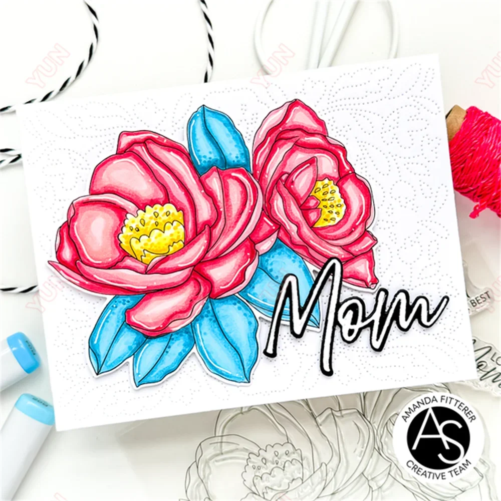 Штамповочный букет с изображением милого друга из сердечного жемчуга штамп для