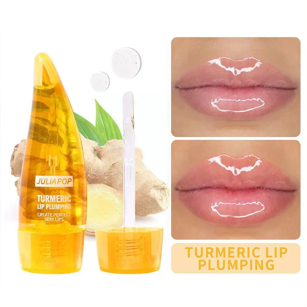 

Turmeric Instant Volumising Lips Plumper Repairing Reduce Lip Fine Plump Long Oil Moisturizer Mask Care Lines Lasting Serum S4Z7